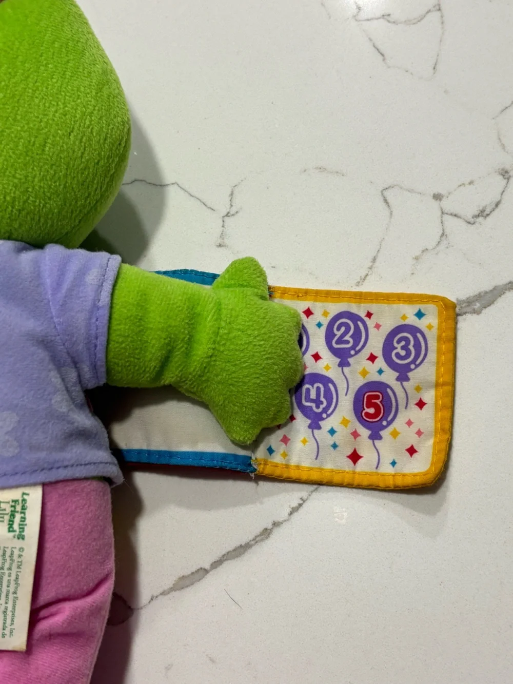 Leapfrog Lily Talking Musical Plush Green Pink Interactive Frog Learning Toy
